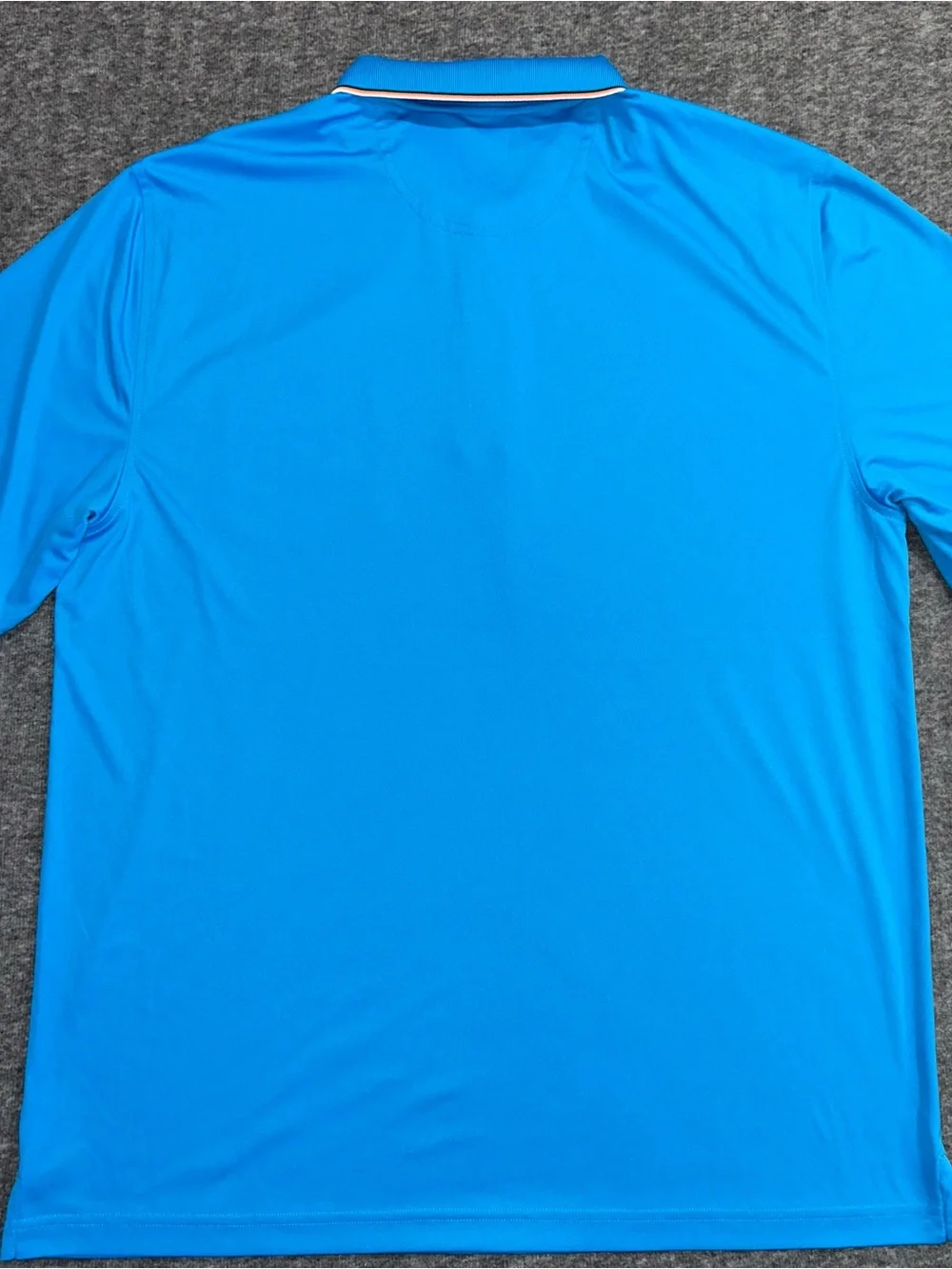 Greg Norman Tasso Elba Play Dry Golf Polo Shirt Blue Striped Mens XL - Picture 6 of 6